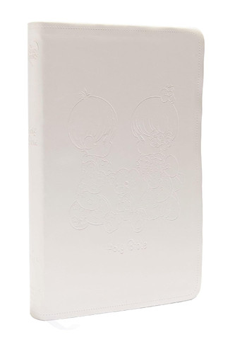 NRSVCE Precious Moments Bible White Leathersoft Comfort Print