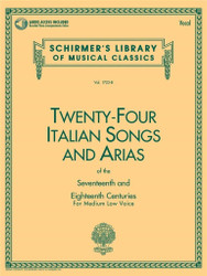 Twenty-four Italian Songs and Arias of the Seventeenth and Eighteenth