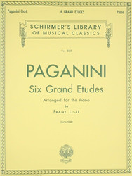 6 Grande Etudes after N. Paganini: Schirmer Library of Classics