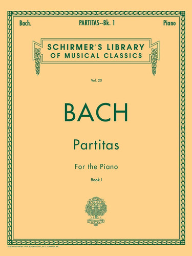 Partitas for the Piano Book 1