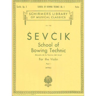 School of Bowing Technics Op. 2 - Book 1: Schirmer Library of