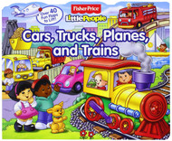 Fisher-Price Little People Lift-the-Flap Cars Trucks Planes and Trains