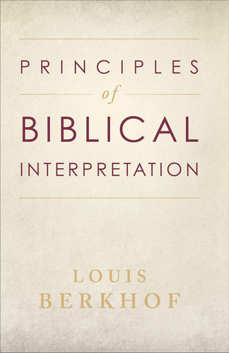 Principles of Biblical Interpretation