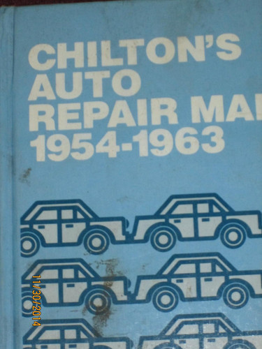 Chilton's Auto Repair Manual 1954-63