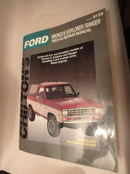 Ford Bronco II/Explorer/Ranger 1983-94 Repair Manual