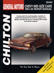 GM Chevrolet Mid-Size Cars 1964-88