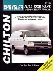 Dodge Vans 1989-98 (Chilton Total Car Care Series Manuals)