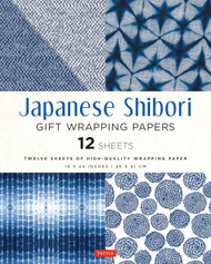 Japanese Shibori Gift Wrapping Papers - 12 Sheets: 18 x 24 inch
