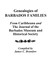 Genealogies of Barbados Families