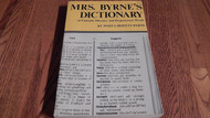 Mrs Byrne's Dictionary of Unusual Obscure and Preposterous Words