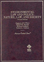 Environmental Law and Policy by Zygmunt Plater