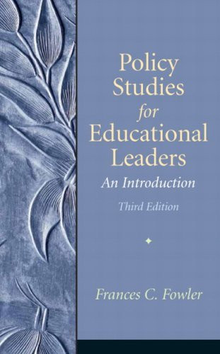 Policy Studies For Educational Leaders