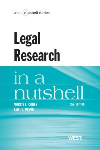 Legal Research In A Nutshell