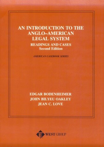 Introduction To The Anglo-American Legal System
