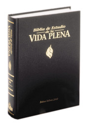 Biblia de Estudio de la Vida Plena Negro Con Indice