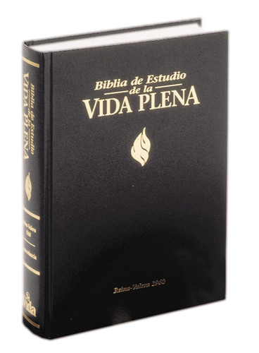 Biblia de Estudio de la Vida Plena Negro Con Indice