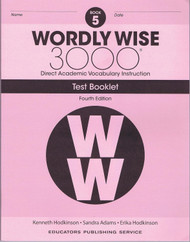 Wordly Wise Grade 5 Test Booklet