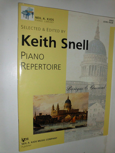 GP604 - Piano Repertoire - Baroque & Classical - Level 4