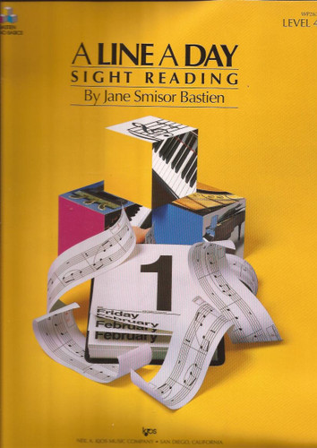 WP263 - Bastien Line a Day Sight Reading - Level 4
