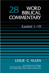Word Biblical Commentary Vol. 28 Ezekiel 1-19 (allen) 346pp