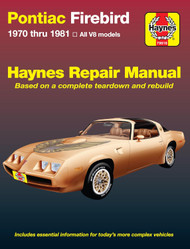 Pontiac Firebird V8 (1970-1981) Haynes Repair Manual (USA)