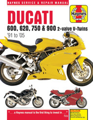 Ducati 600 620 750 900 2-valve V-Twins