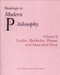 Readings In Modern Philosophy Volume 2: Locke Berkeley Hume and