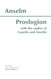 Proslogion with the Replies of Gaunilo and Anselm