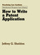 How to Write a Patent Application