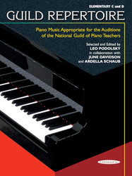 Guild Repertoire Piano Music Appropriate for the Editions of the