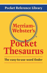 Merriam-Webster's Pocket Thesaurus Newest Edition