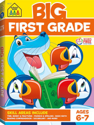 School Zone - Big First Grade Workbook - 320 Pages Ages 6 to 7 1st