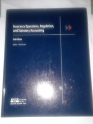 Insurance Operations Regulation and Statutory Accounting