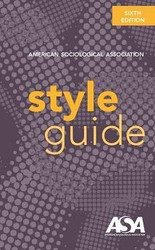 American Sociological Association Style Guide