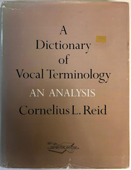 A Dictionary of Vocal Terminology: An Analysis