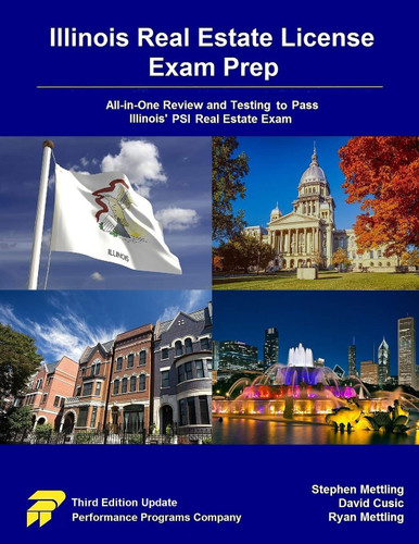 Illinois Real Estate License Exam Prep: All-in-One Review and Testing