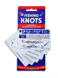 Pro-Knot Fishing Knots - Waterproof Knot Cards With 12 Best Fishing
