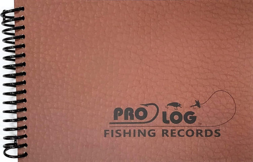 Pro-Log Fishing Records Log Book with Faux Leather Cover