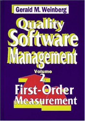 Quality Software Management: First-Order Measurement