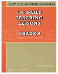 Easy Grammar 180 Daily Teaching Lessons Grade 9 SET Student and Teacher