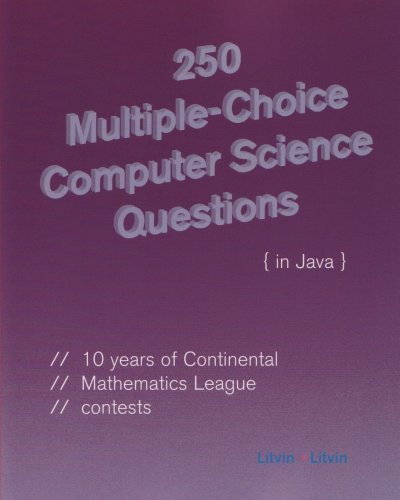 250 Multiple-Choice Computer Science Questions in Java