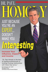Just Because You're An Expert Doesn't Make You Interesting