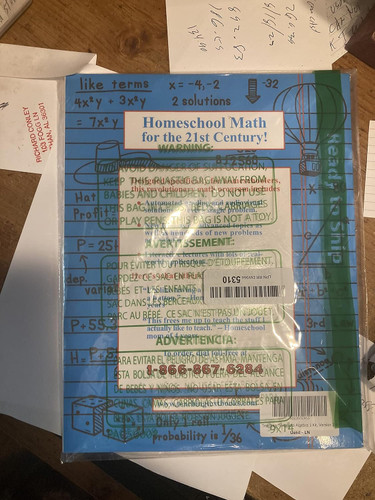 Teaching Textbooks Algebra 1 Kit Version 2.0
