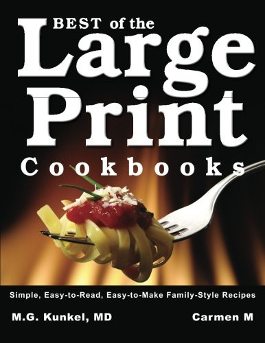 Best of the Large Print Cookbooks