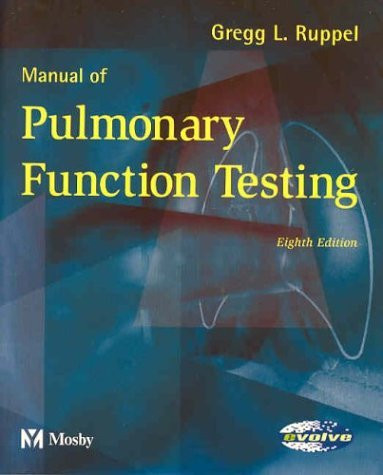 Ruppel's Manual Of Pulmonary Function Testing