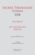 Sacrae Theologiae Summa IIIB: On Grace On the Infused Virtues