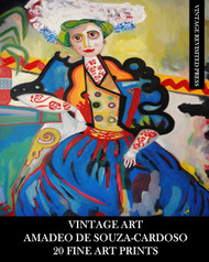 Vintage Art: Amadeo De Souza-Cardoso: 20 Fine Art Prints: Ephemera