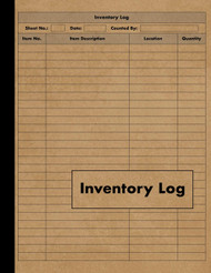 Inventory Log: Large Inventory Log Book - 120 Pages for Business and