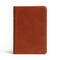 NASB Compact Reference Bible Burnt Sienna LeatherTouch Red Letter