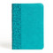 NASB Compact Reference Bible Teal LeatherTouch Red Letter